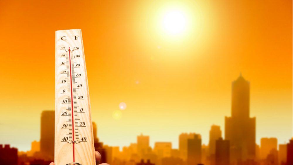 heat wave in the city