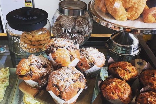 Cakes at the Lionshare Cafe