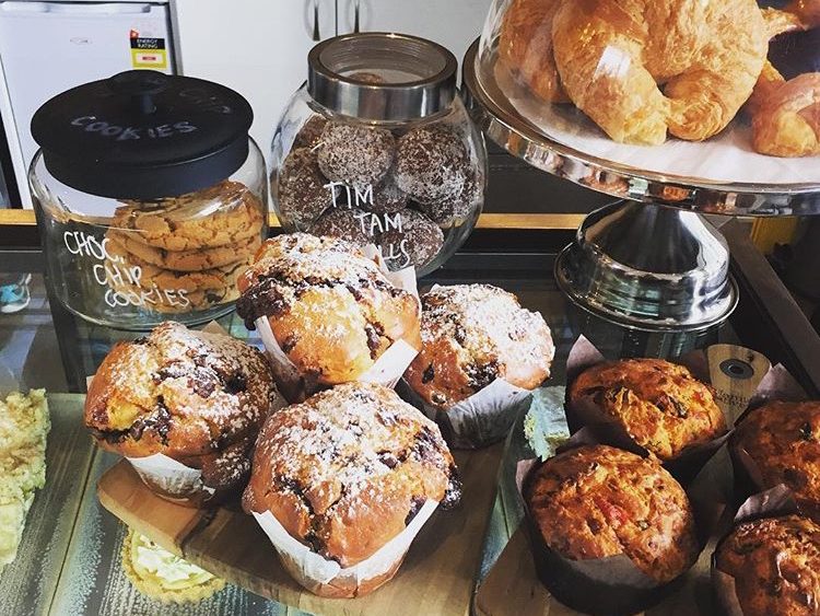 Cakes at the Lionshare Cafe